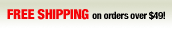 free shipping on orders over $49!