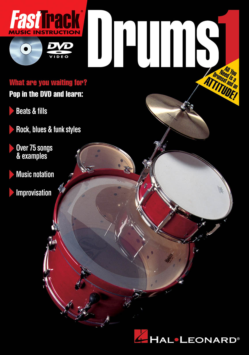 Hal Leonard Hal Leonard FastTrack Drums Method 1 DVD