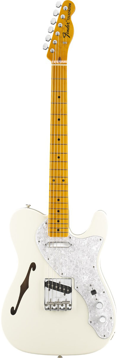 Fender Fender American Vintage 69 Telecaster Thinline (w/ Case) - Olympic White