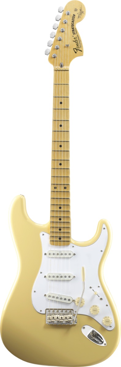 Fender Fender Yngwie Malmsteen Stratocaster Electric Guitar, Maple - Vintage White