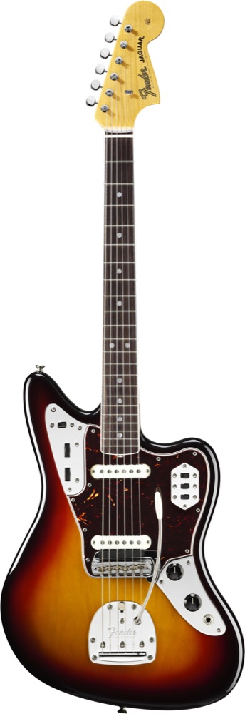 Fender Fender American Vintage '65 Jaguar Electric Guitar, Rosewood Frets - 3-Color Sunburst