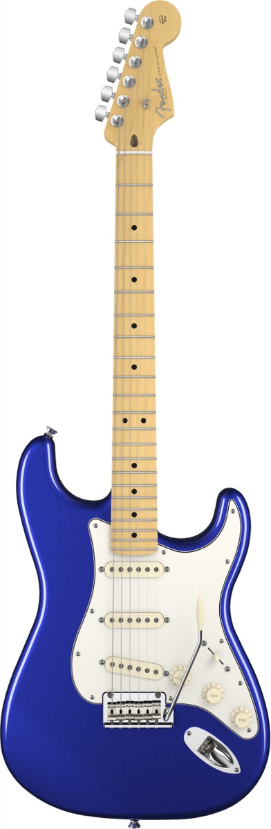 Fender Fender 2012 American Standard Stratocaster Electric Guitar, Maple - Mystic Blue