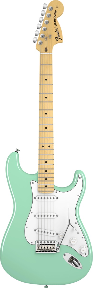 Fender Fender American Special Stratocaster Electric Guitar, Maple - Surf Green