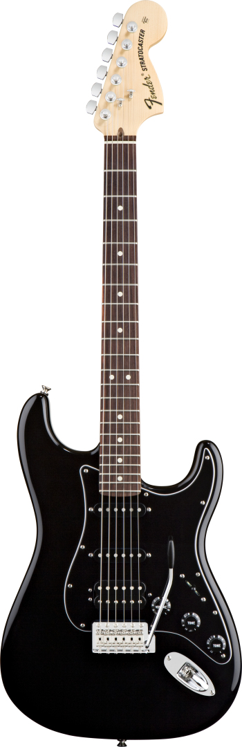 Fender Fender American Special Stratocaster HSS Guitar - Rosewood - Black