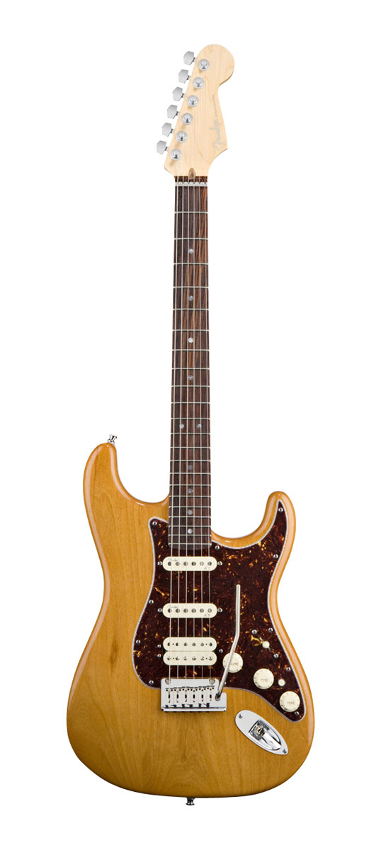 Fender Fender American Deluxe Stratocaster HSS Electric Guitar - Amber