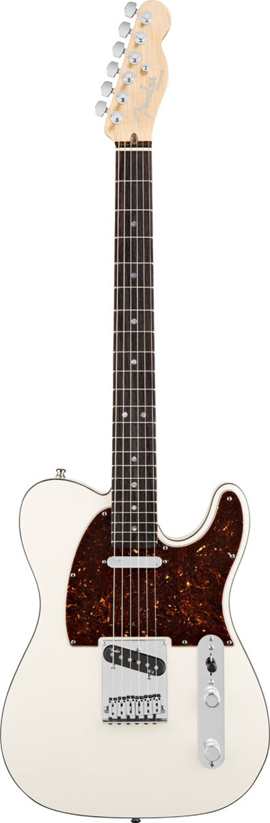 Fender Fender American Deluxe Telecaster Electric Guitar, Rosewood - Olympic Pearl