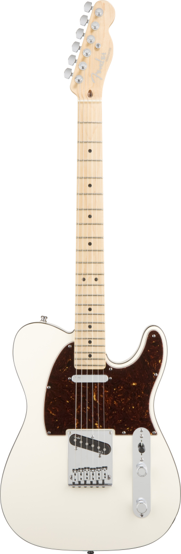 Fender Fender American Deluxe Telecaster Electric Guitar, Maple - Olympic Pearl