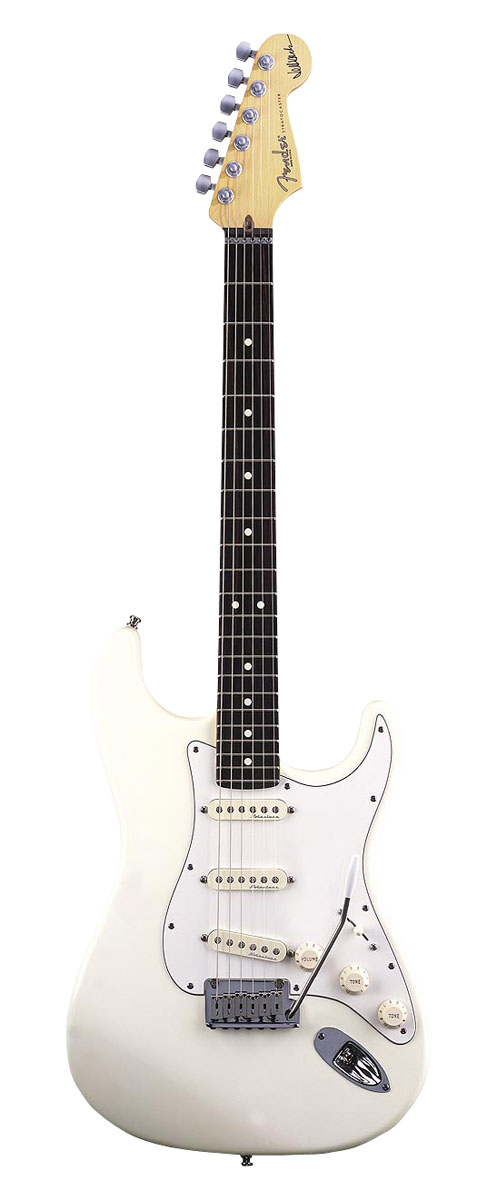Fender Fender Jeff Beck Stratocaster Signature Electric Guitar with Case - Olympic White