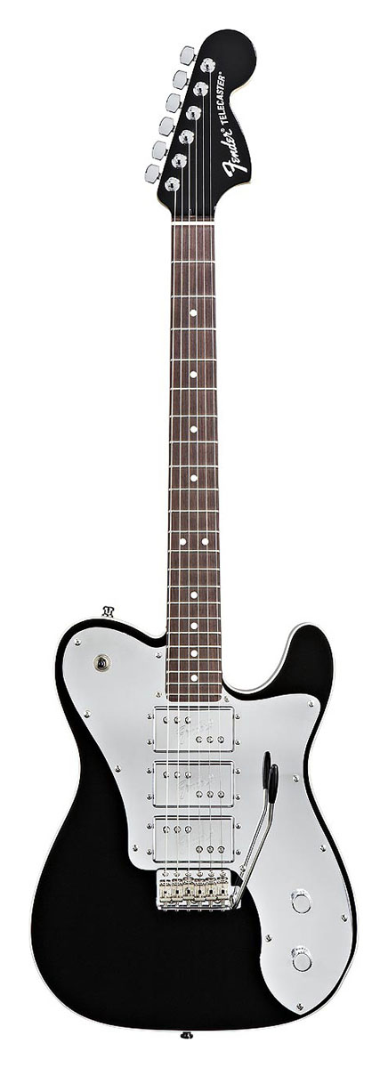 Fender Fender J5 Triple Tele Deluxe Signature Electric Guitar w/ Gig Bag - Black