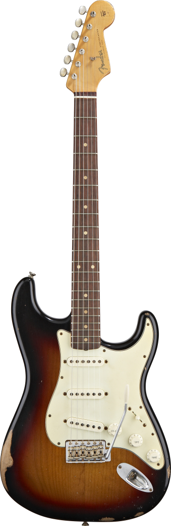Fender Fender Road Worn '60s Stratocaster Electric Guitar with Gig Bag - 3-Color Sunburst