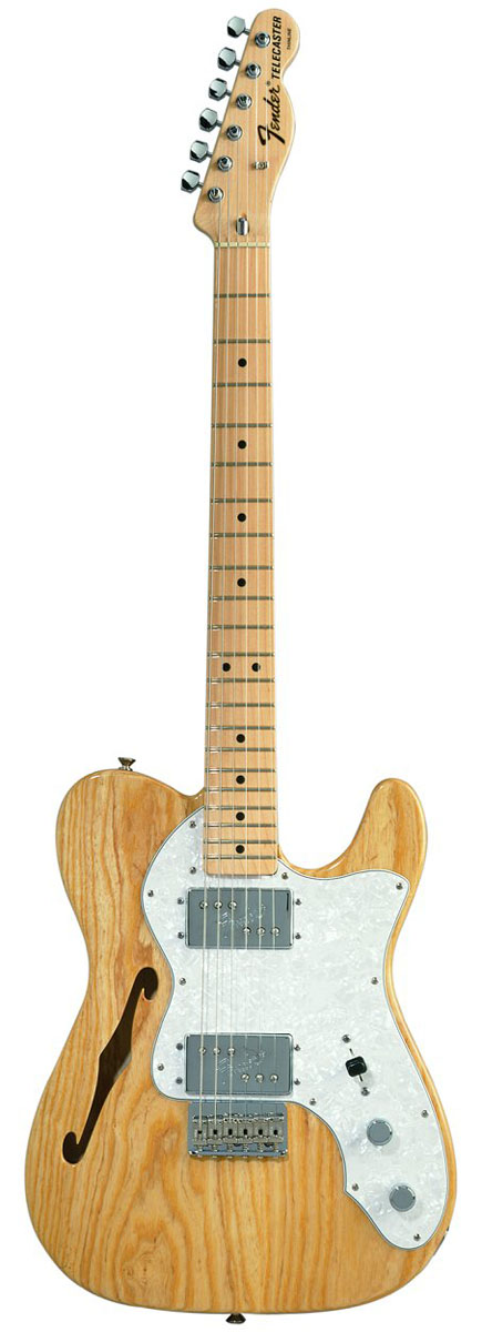 Fender Fender 72 Telecaster Thinline Electric Guitar, Maple - Natural