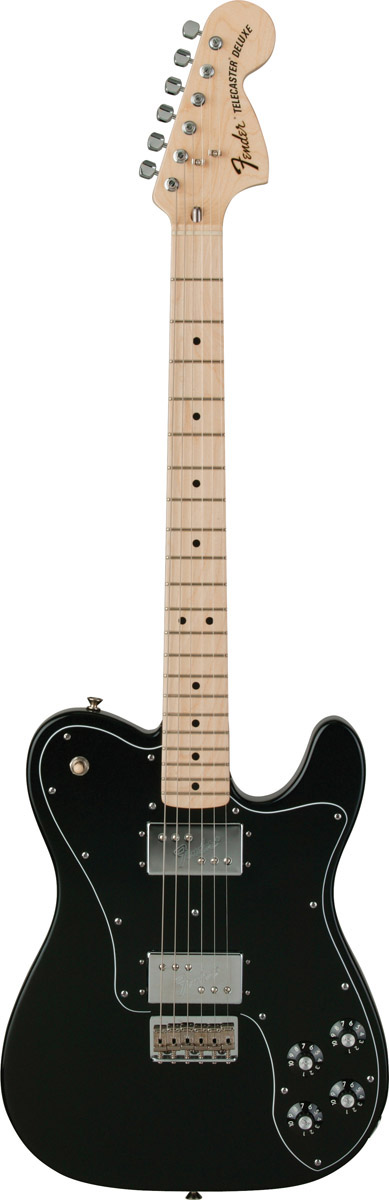 Fender Fender 72 Deluxe Telecaster Electric Guitar with Gig Bag - Black