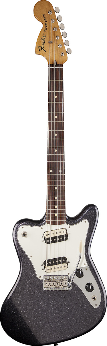 Fender Fender Pawn Shop Super Sonic Electric Guitar, Rosewood Fingerboard - Dark Gun Metal Flake