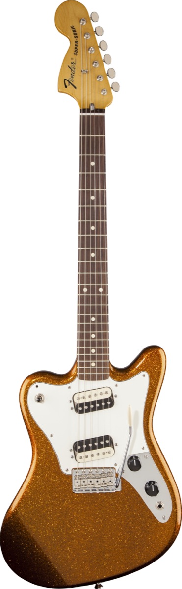 Fender Fender Pawn Shop Super Sonic Electric Guitar, Rosewood Fingerboard - Sunset Orange Flake