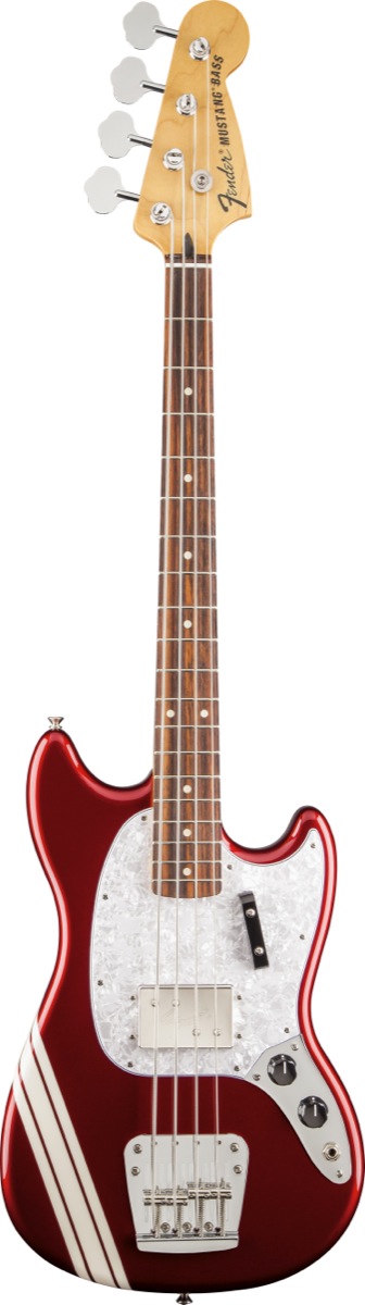 Fender Fender Pawn Shop Mustang Electric Bass with Gig Bag - Candy Apple Red