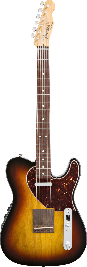 Fender Fender Acoustasonic Telecaster Chambered Electric Guitar - 3-Color Sunburst