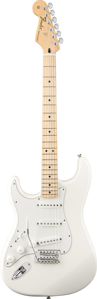 Fender Fender Standard Stratocaster Electric Guitar for Leftys, Maple - Arctic White