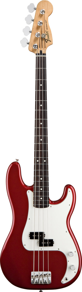 Fender Fender Standard Precision Electric Bass Guitar, Rosewood - Black