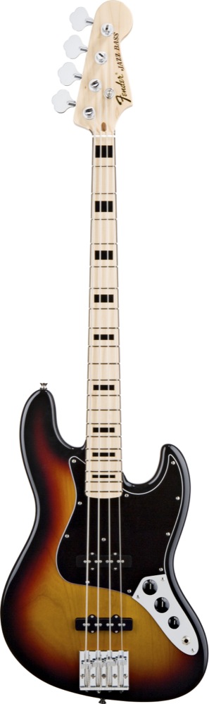 Fender Fender Geddy Lee Jazz Electric Bass, with Maple Fingerboard - 3-Color Sunburst