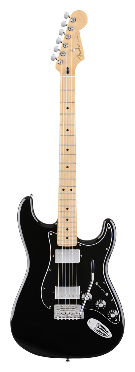 Fender Fender Blacktop Stratocaster HH Electric Guitar, Maple - Black