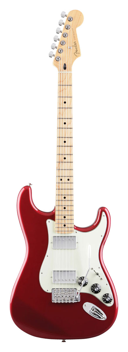 Fender Fender Blacktop Stratocaster HH Electric Guitar, Maple - Candy Apple Red