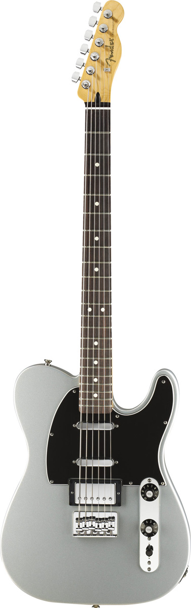 Fender Fender Blacktop Baritone Telecaster Electric Guitar, with Rosewood - Ghost Silver