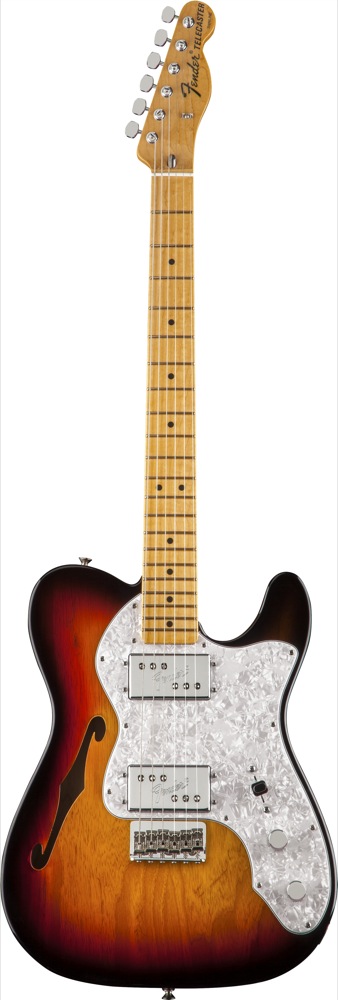 Fender Fender FSR American Vintage '72 Telecaster Thinline Guitar - 3-Color Sunburst
