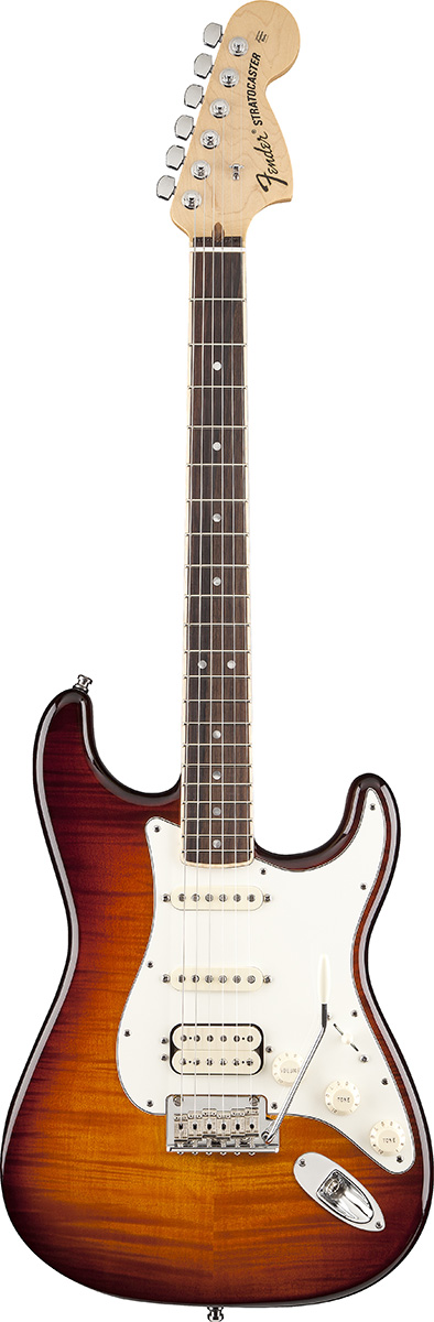 Fender Fender Select Stratocaster HSS Electric Guitar - Tobacco Sunburst