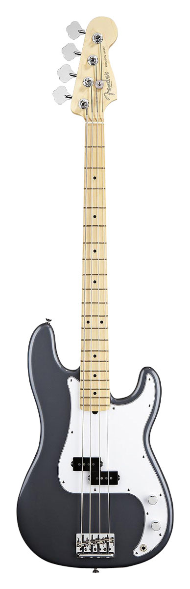 Fender Fender American Standard Precision Electric Bass Guitar, Maple - Charcoal Frost Metallic