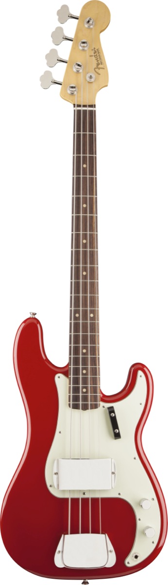 Fender Fender '63 American Vintage Precision Electric Bass, Rosewood Fingerboard with Case - Seminole Red