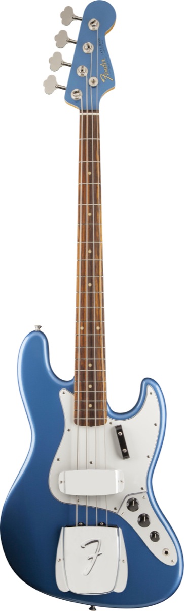 Fender Fender '64 American Vintage 64 Jazz Electric Bass, Rosewood Fingerboard with Case - Lake Placid Blue