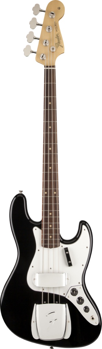 Fender Fender '64 American Vintage 64 Jazz Electric Bass, Rosewood Fingerboard with Case - Black