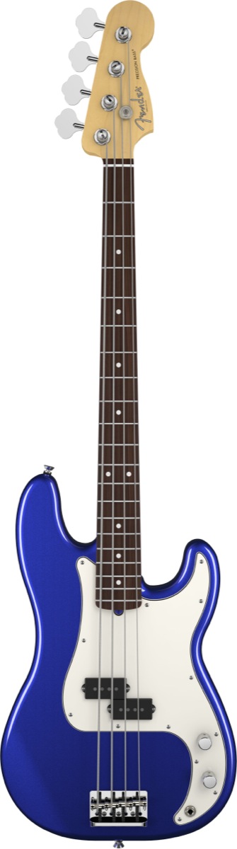 Fender Fender 2012 American Standard Precision Electric Bass, Rosewood - Mystic Blue