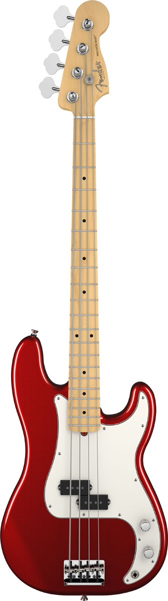 Fender Fender 2012 American Standard Precision Electric Bass, Maple - Mystic Red