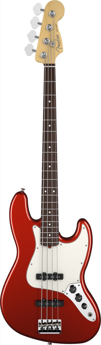 Fender Fender 2012 American Standard Jazz Electric Bass, Rosewood - Mystic Red