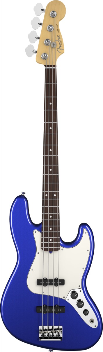 Fender Fender 2012 American Standard Jazz Electric Bass, Rosewood - Mystic Blue