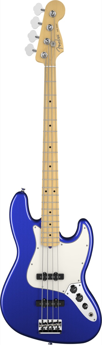 Fender Fender 2012 American Standard Jazz Electric Bass, Maple - Mystic Blue