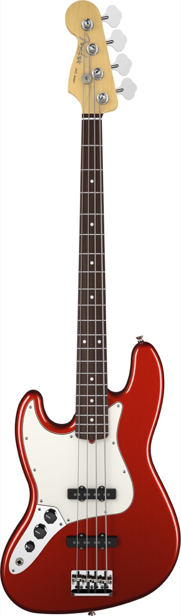 Fender Fender 2012 American Standard Jazz Left-Handed Electric Bass, RW - Mystic Red