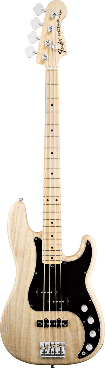 Fender Fender P-Bass American Deluxe Precision Bass Guitar - Maple - Natural Ash