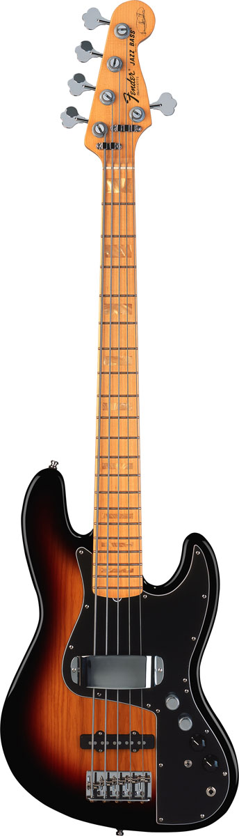 Fender Fender Marcus Miller Jazz V 5-String Electric Bass (w/ Case) - 3-Color Sunburst