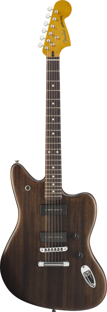 Fender Fender Modern Player Jaguar Electric Guitar with Rosewood Neck - Transparent Black