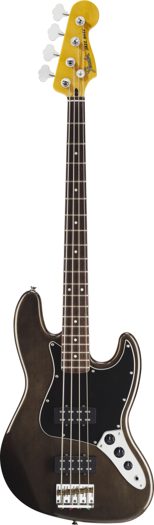 Fender Fender Modern Player Jazz Electric Bass with Rosewood Neck - Transparent Black