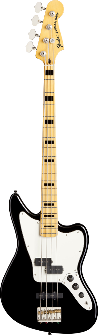 Fender Fender Modern Player Jaguar Electric Bass with Maple Neck - Black
