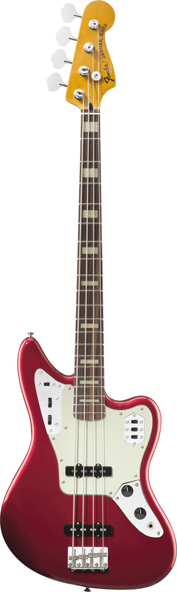 Fender Fender Deluxe Jaguar Electric Bass - Candy Apple Red
