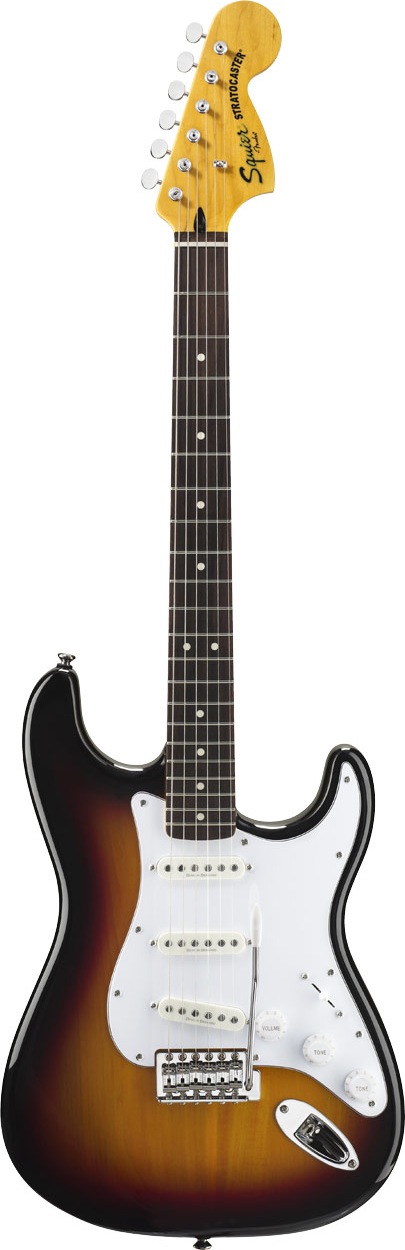 Squier Squier Vintage Modified Stratocaster with Rosewood Neck - 3-Color Sunburst