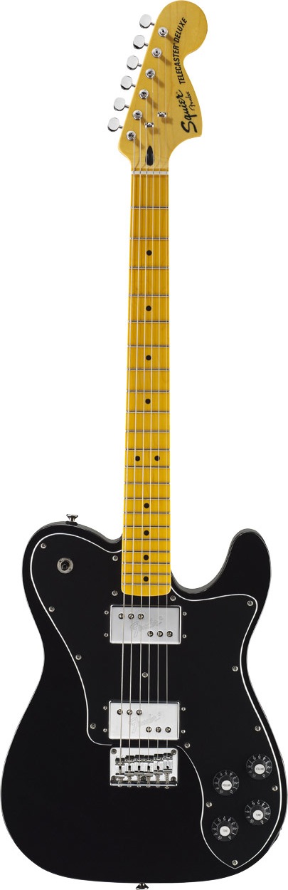 Squier Squier Vintage Modified Telecaster Deluxe, with Maple - Black