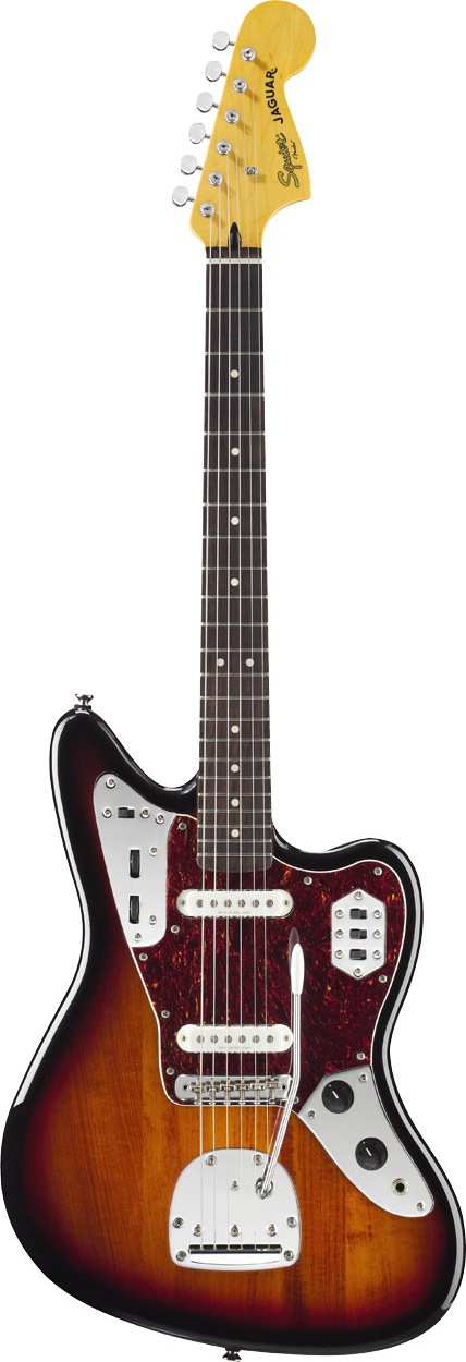 Squier Squier Vintage Modified Jaguar Electric Guitar, with Rosewood - 3-Color Sunburst