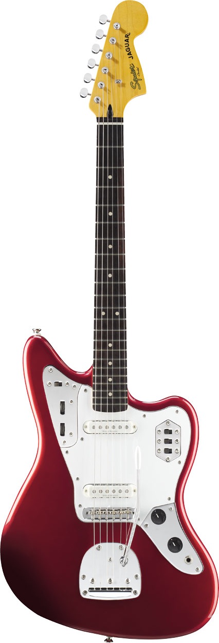 Squier Squier Vintage Modified Jaguar Electric Guitar, with Rosewood - Candy Apple Red