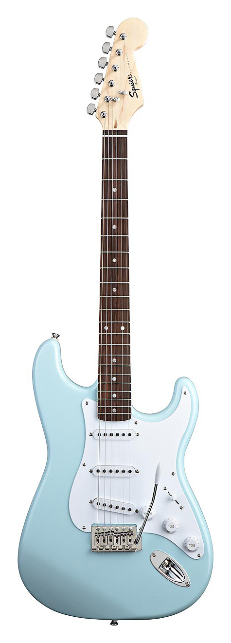 Squier Squier Bullet Strat Electric (Rosewood) - Daphne Blue