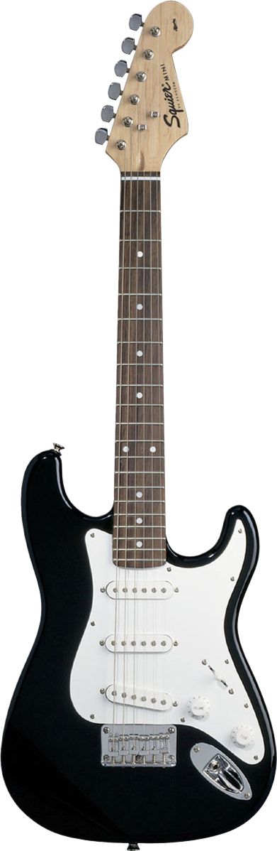 Squier Squier Affinity Mini Stratocaster Electric Guitar, Rosewood - Black